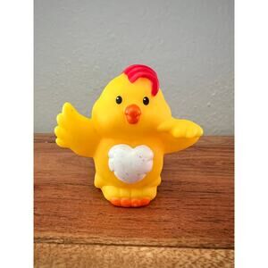 Fisher-Price Little People Farm Barnyard Yellow Chicken Chick 2001